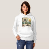 Blooming in Adversity – Floral Art Hoodie (Voorkant volledig)