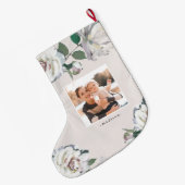Blooming Joy Bloemen Foto Kerstkous Grote Kerstsok (Achterkant (Hangend))
