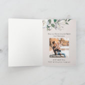 Blooming Joy Bloemen Kerstkaart Feestdagen Kaart (Binnen)