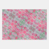 Blooming Liefde Bloemen Wrapping Papier Inpakpapier Vel (Voorkant 2)