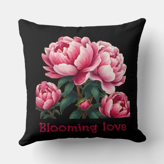 Blooming liefde kussen (Achterkant)