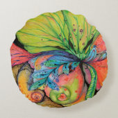 Blooming liefde rond kussen (Achterkant)