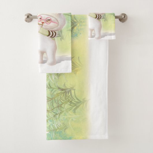 Blooming Lily Bad Handdoek (Insitu)