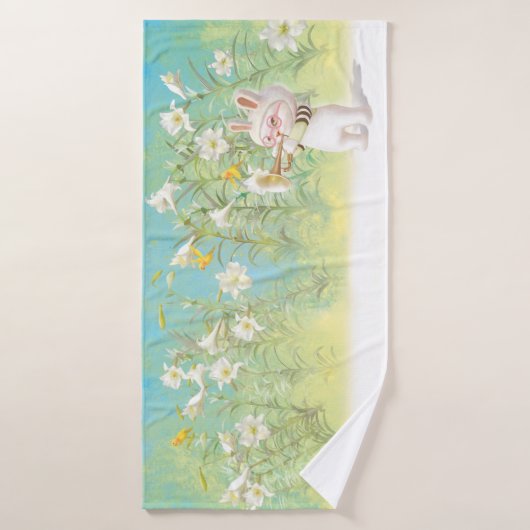 Blooming Lily Badhanddoek (Badhanddoek)