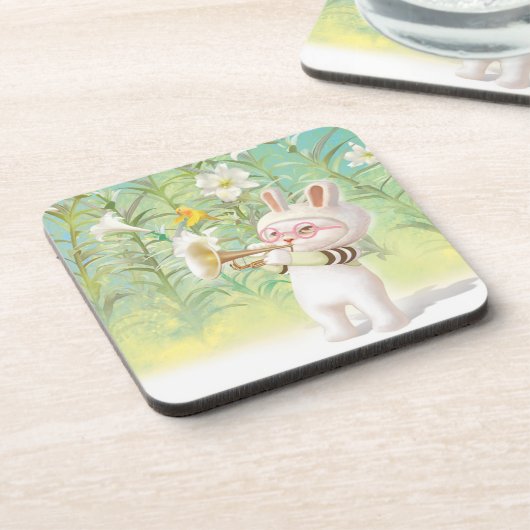 Blooming Lily Bier Onderzetter (Linkerzijde)