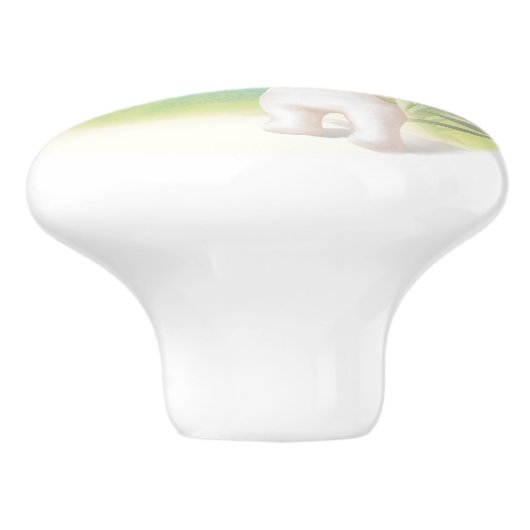 Blooming Lily Keramische Knop (Zijkant)