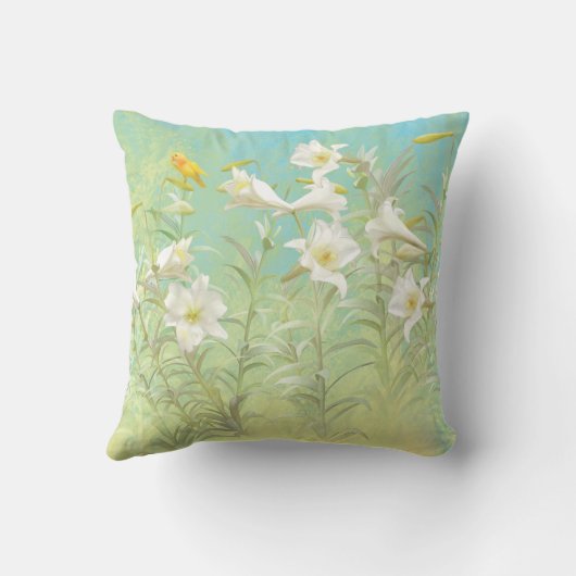 Blooming Lily Kussen (Achterkant)