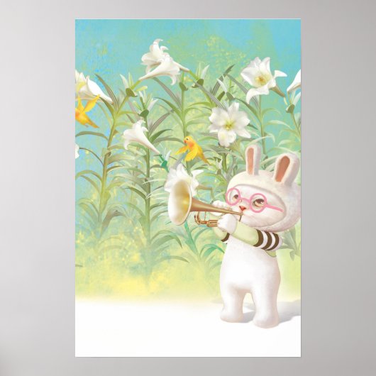 Blooming Lily Poster (Voorkant)