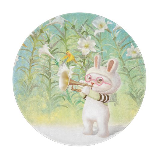 Blooming Lily Snijplank (Voorkant)