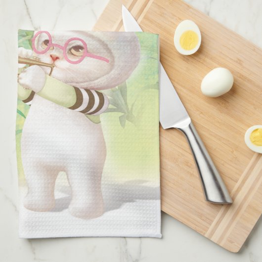 Blooming Lily Theedoek (Quarter Fold)