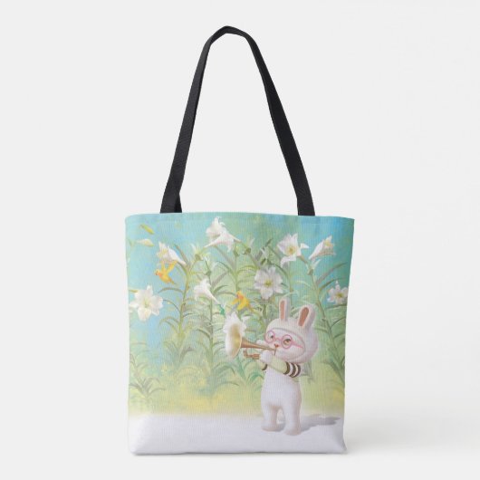 Blooming Lily Tote Bag (Achterkant)