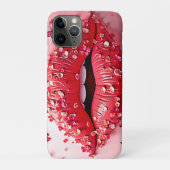 Blooming Lips: Floral Butterfly Kiss Case-Mate iPhone Case (Achterkant)