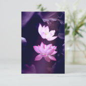 Blooming Lotus Flower Bedankkaart (Staand voorkant)