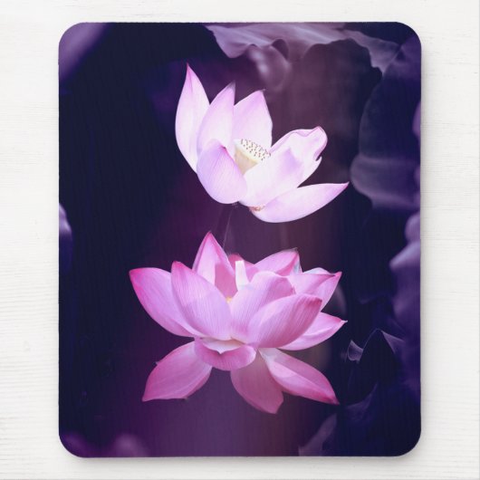 Blooming Lotus Flower Muismat (Voorkant)