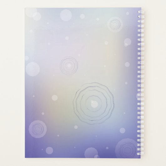 Blooming Lotus Hardcover Daily Planner (Achterkant)