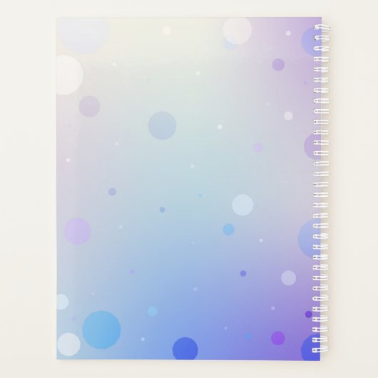 Blooming Lotus Hardcover Daily Planner (Achterkant)