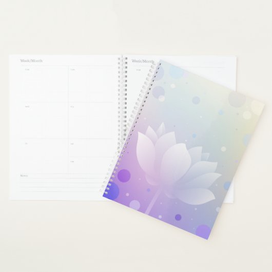 Blooming Lotus Hardcover Daily Planner (Display)