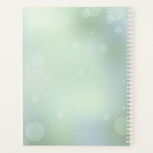 Blooming Lotus Hardcover Daily Planner (Achterkant)