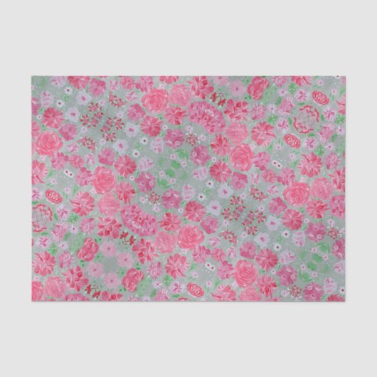Blooming Love Tissue Paper Tissuepapier (Voorkant)
