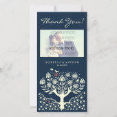 Blooming Love Tree bruiloft dank je ref.wi1 Bedankkaart (Voorkant)