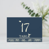 Blooming Love Tree refwi1 Table Number Kaart (Staand voorkant)