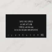 Blooming Loyalty Coffee Punch Loyalty Card (Achterkant)