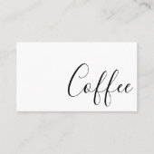 Blooming Loyalty Coffee Punch Loyalty Card (Voorkant)