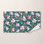 Blooming magnolia bad handdoek (Handdoek)