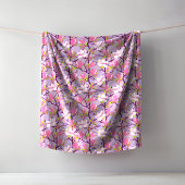 Blooming Magnolia Fleece Blanket