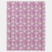 Blooming Magnolia Fleece Blanket (Voorkant)