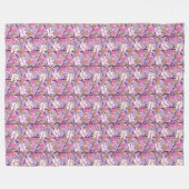 Blooming Magnolia Fleece Blanket (Voorkant (Horizontaal))
