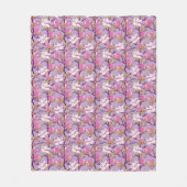 Blooming Magnolia Fleece Blanket (Voorkant)
