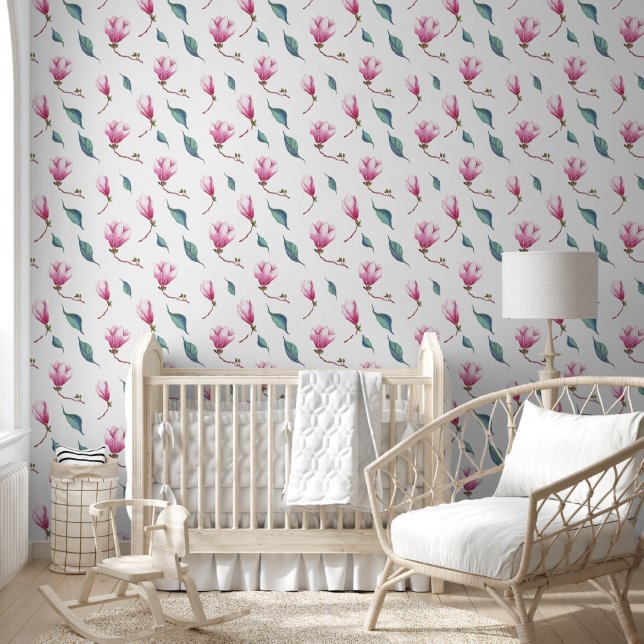 Blooming Magnolia Garden Behang (Kinderen)