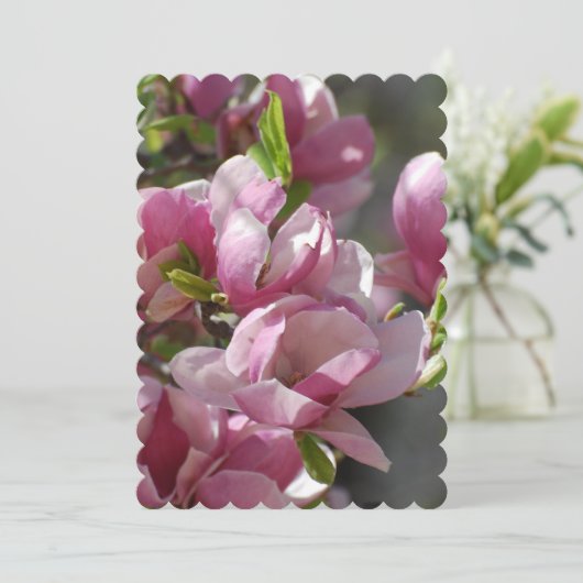 Blooming Magnolia Kaart (Staand voorkant)