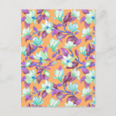 Blooming magnolia op vanilla sky briefkaart (Voorkant)