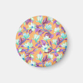 Blooming magnolia op vanilla sky magneet (Voorkant)