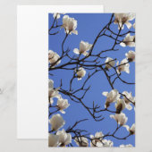 Blooming Magnolias Briefpapier (Voorkant / Achterkant)