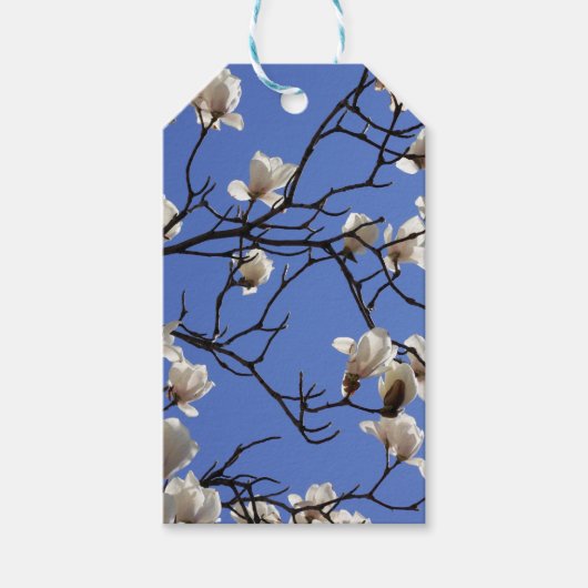 Blooming Magnolias Cadeaulabel (Voorkant)