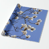 Blooming Magnolias Cadeaupapier (Uitgerold)