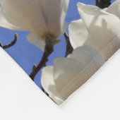 Blooming Magnolias Fleece Deken (Hoek)