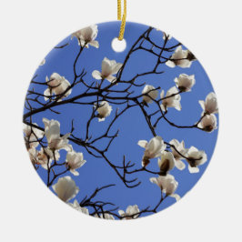 Blooming Magnolias Keramisch Ornament