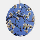 Blooming Magnolias Keramisch Ornament (Links)