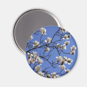 Blooming Magnolias Magneet (Voorkant / Achterkant)