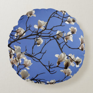 Blooming Magnolias Rond Kussen