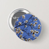 Blooming Magnolias Ronde Button 5,7 Cm (Voorkant /achterkant)