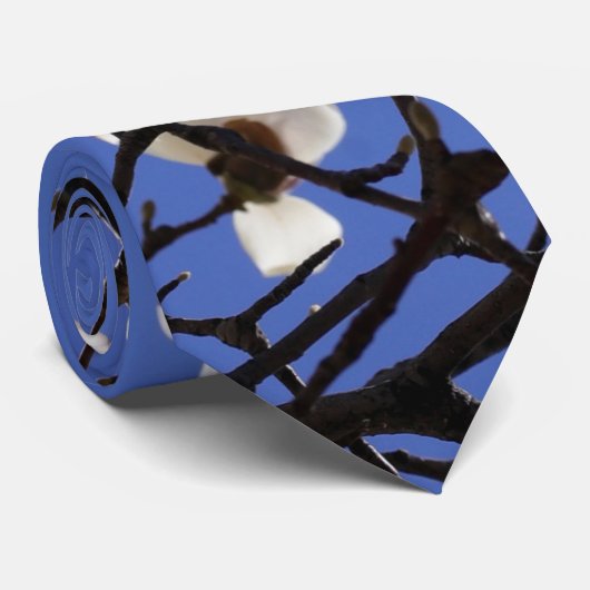 Blooming Magnolias Stropdas (Opgerold)