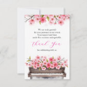 Blooming Melody Bedankkaart (Voorkant)