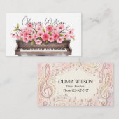 Blooming Melody Visitekaartje (Voorkant / Achterkant)