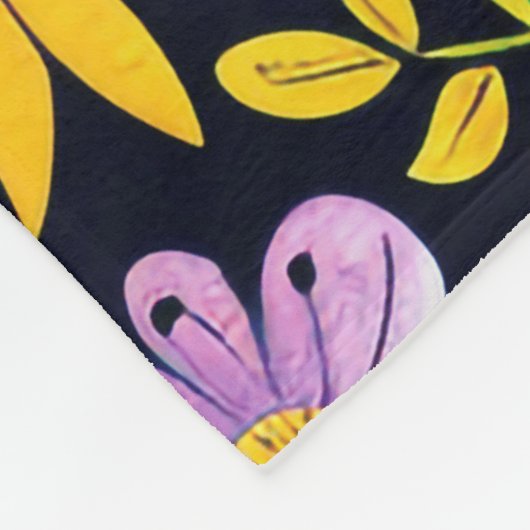 Blooming Mooi design 60x80 Fleece Deken (Hoek)