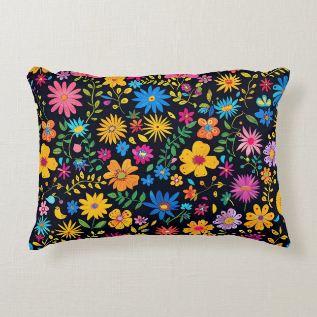 Blooming Mooi ontwerp Accent Pillow Kussen (Voorkant)